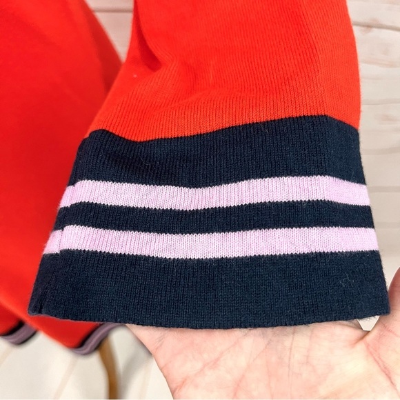 Boden Retro Trudy Stripe Bell Sleeve Wool Blend Mod Knit Sweater Scooter Dress - Picture 8 of 12